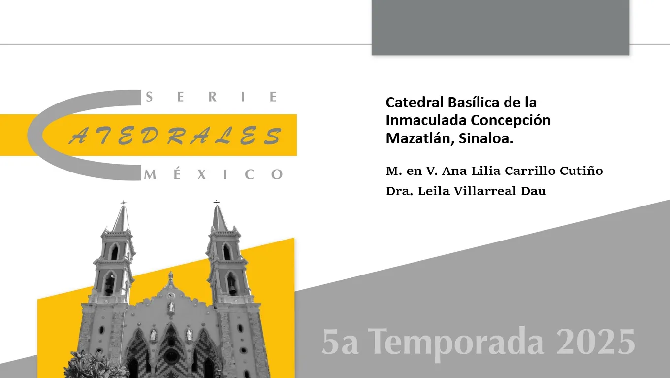 El interior de una iglesia con bancos y vidrieras
